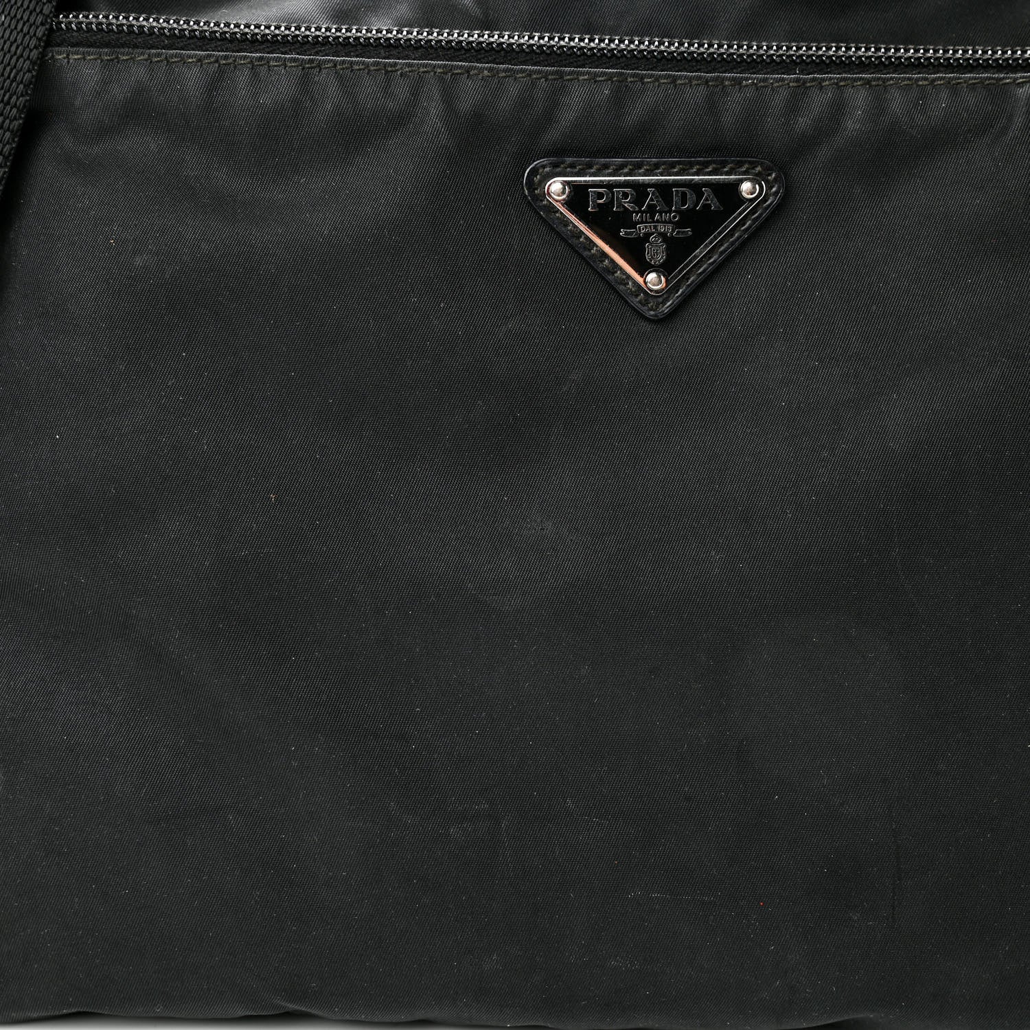 Prada Tessuto Nylon Messenger Bag Black 12 of 12
