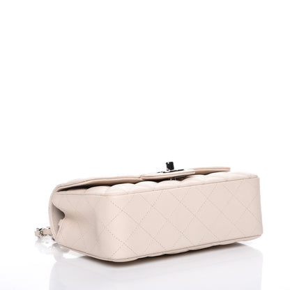 Chanel Caviar Quilted Mini Rectangular Flap Light Beige 4 of 8