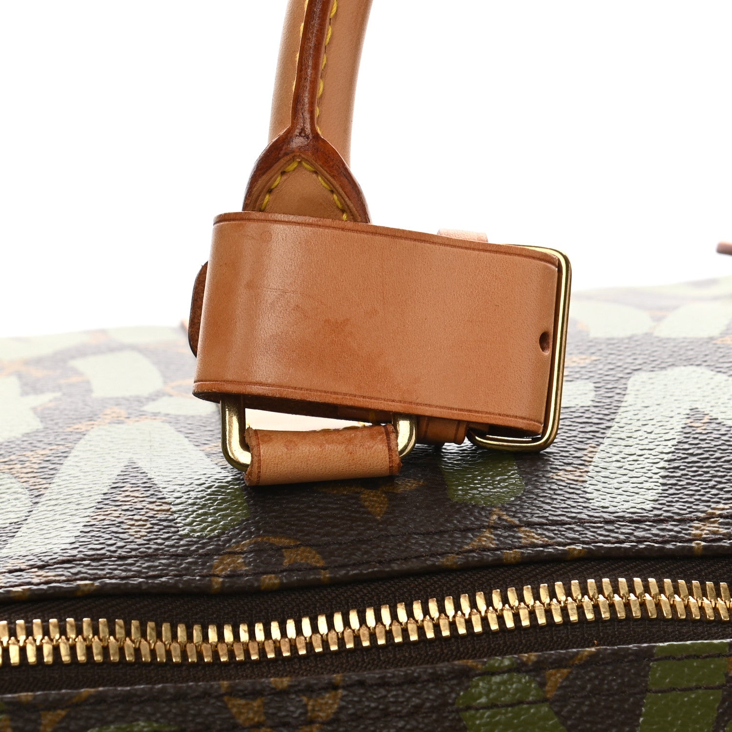 Louis Vuitton Graffiti Keepall 50 Kaki 11 of 14