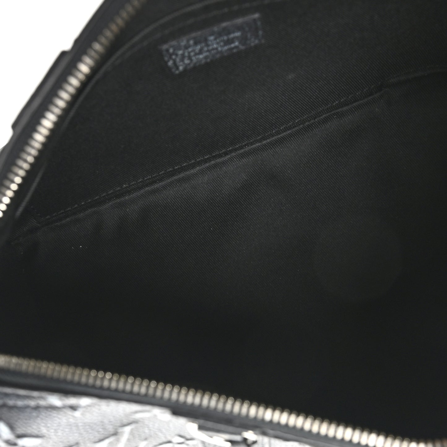 Cowhide Faded Monogram City Keepall Charcoal