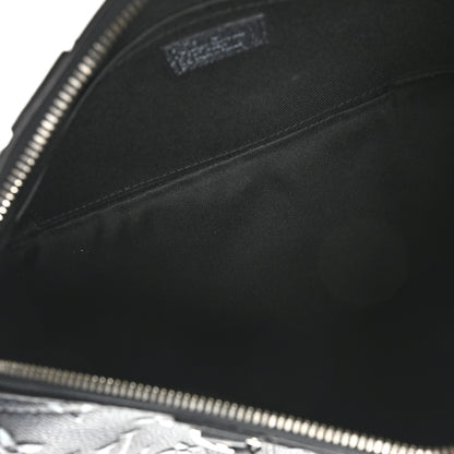 Louis Vuitton Cowhide Faded Monogram City Keepall Charcoal 5 of 9