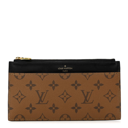 Louis Vuitton Reverse Monogram Slim Purse 1 of 8