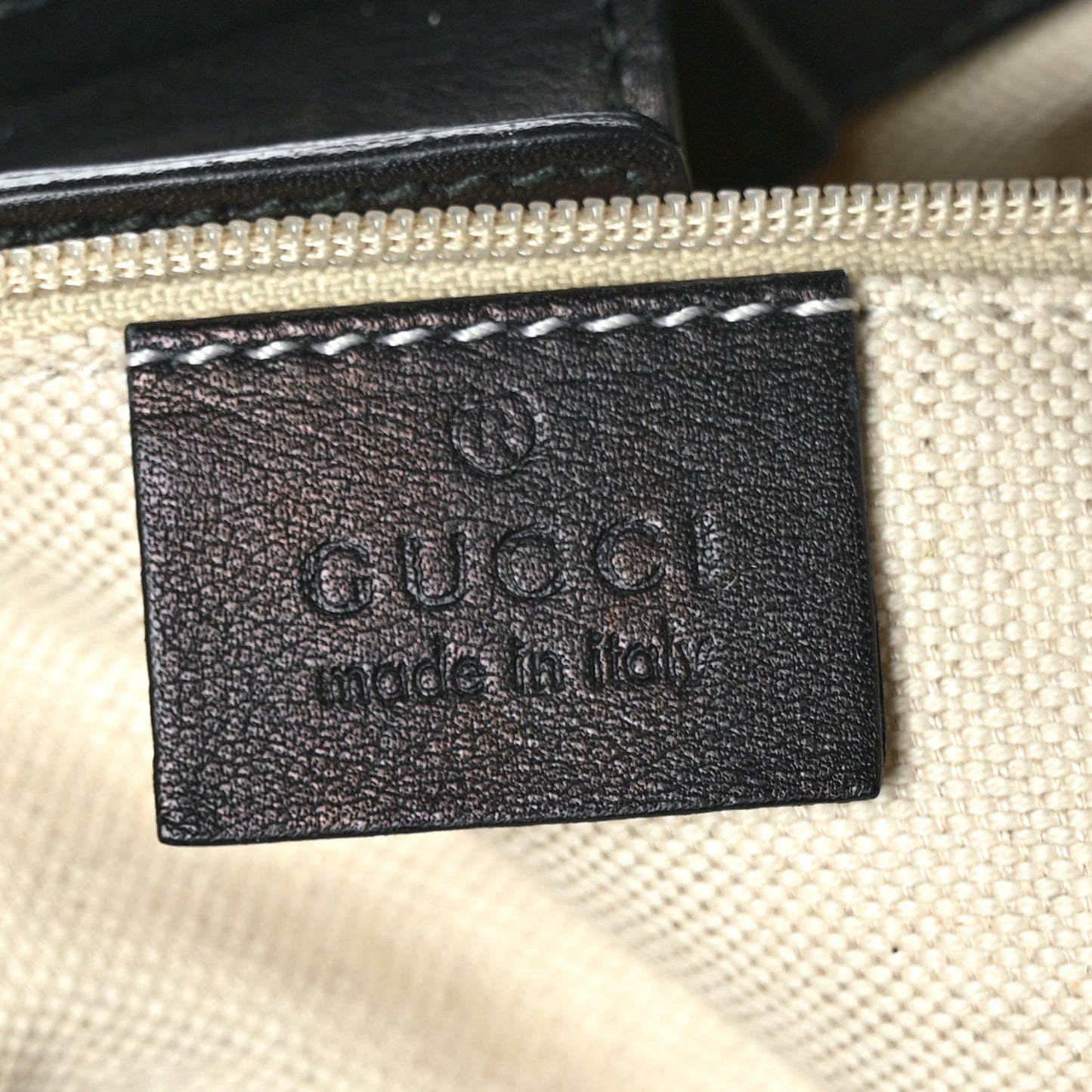 Guccissima Medium Sukey Tote Black