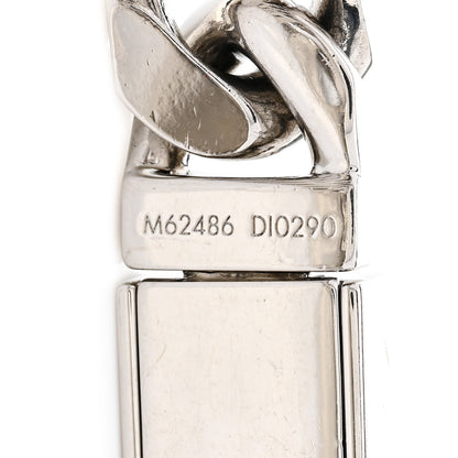Louis Vuitton Zamac Palladium Monogram Chain Bracelet Silver 5 of 7