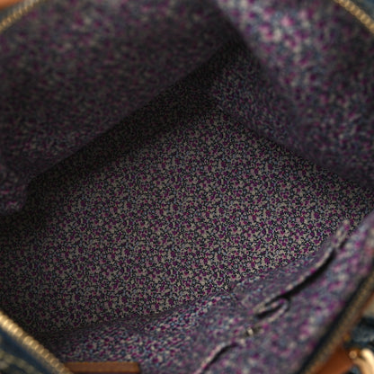 Louis Vuitton Denim Patchwork Speedy 30 Blue 4 of 7