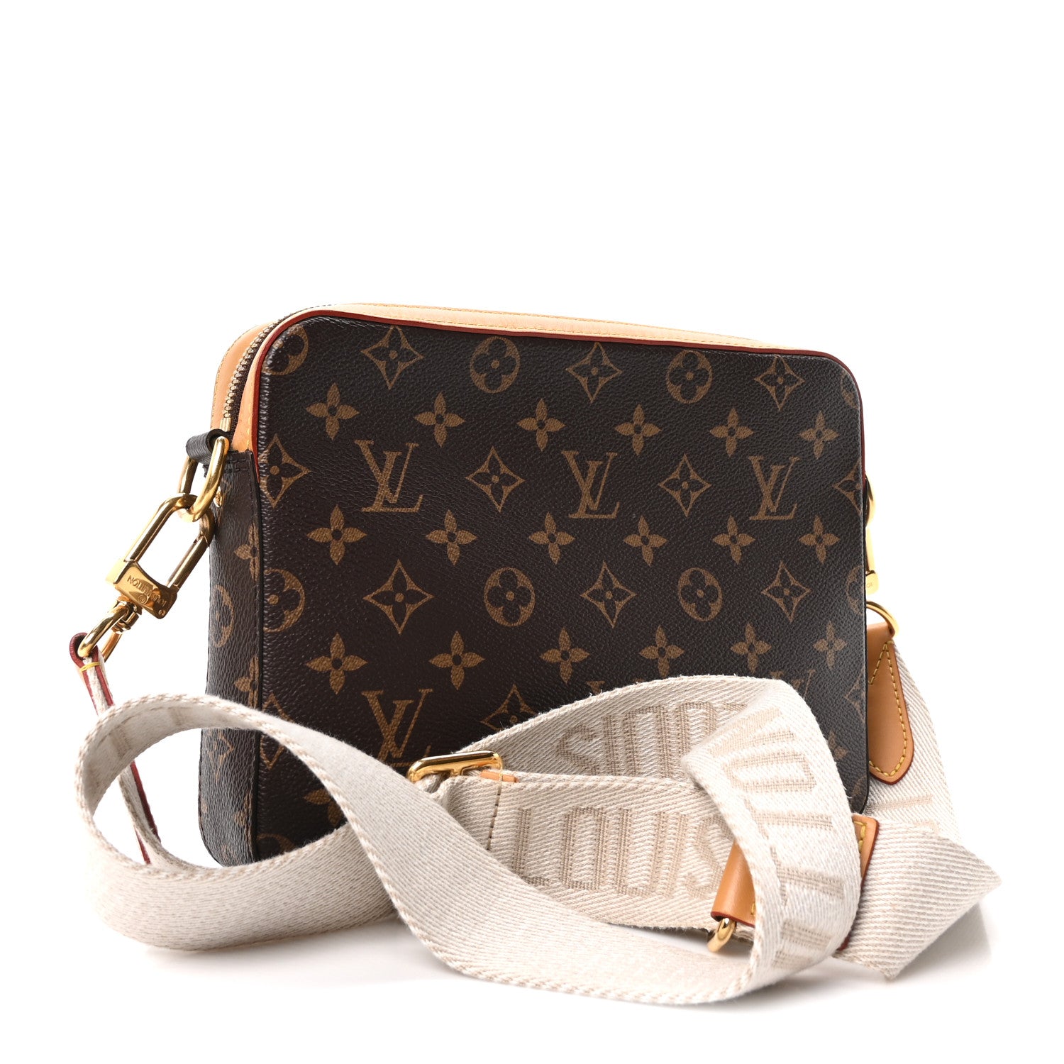 Louis Vuitton X NIGO Reverse Monogram Stripes Trio Messenger 4 of 11