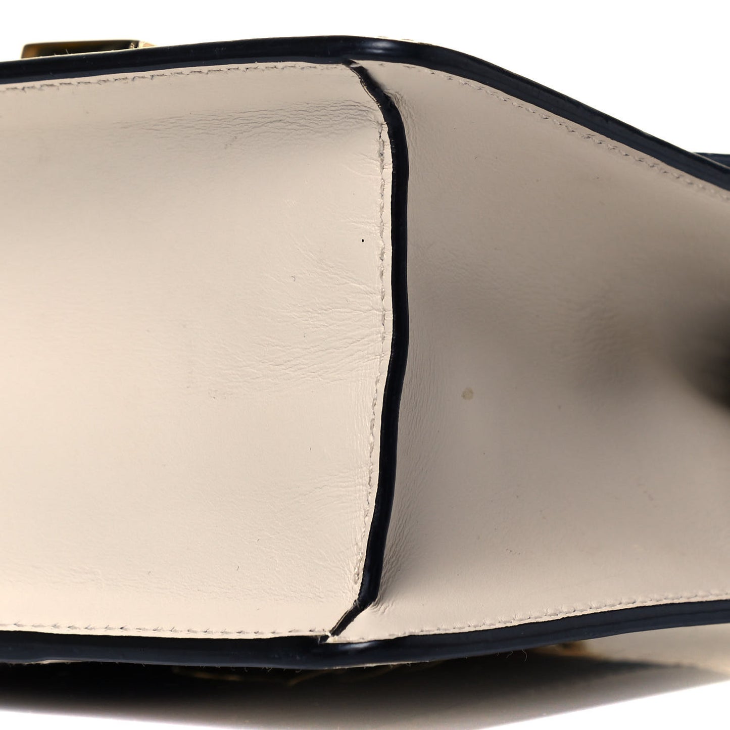 Calfskin Mini Sylvie Top Handle Bag White