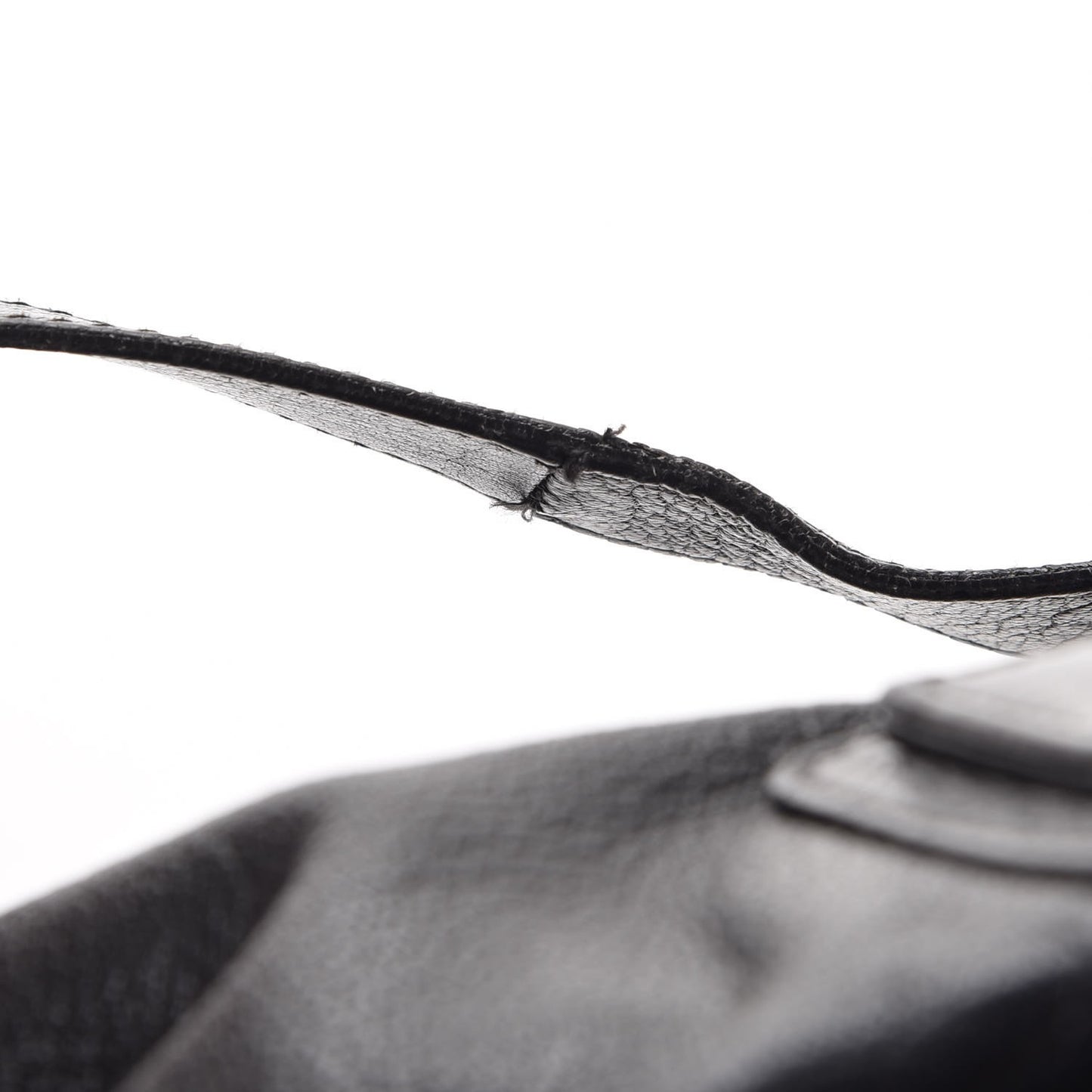 Sugar Goatskin Large Pandora Black