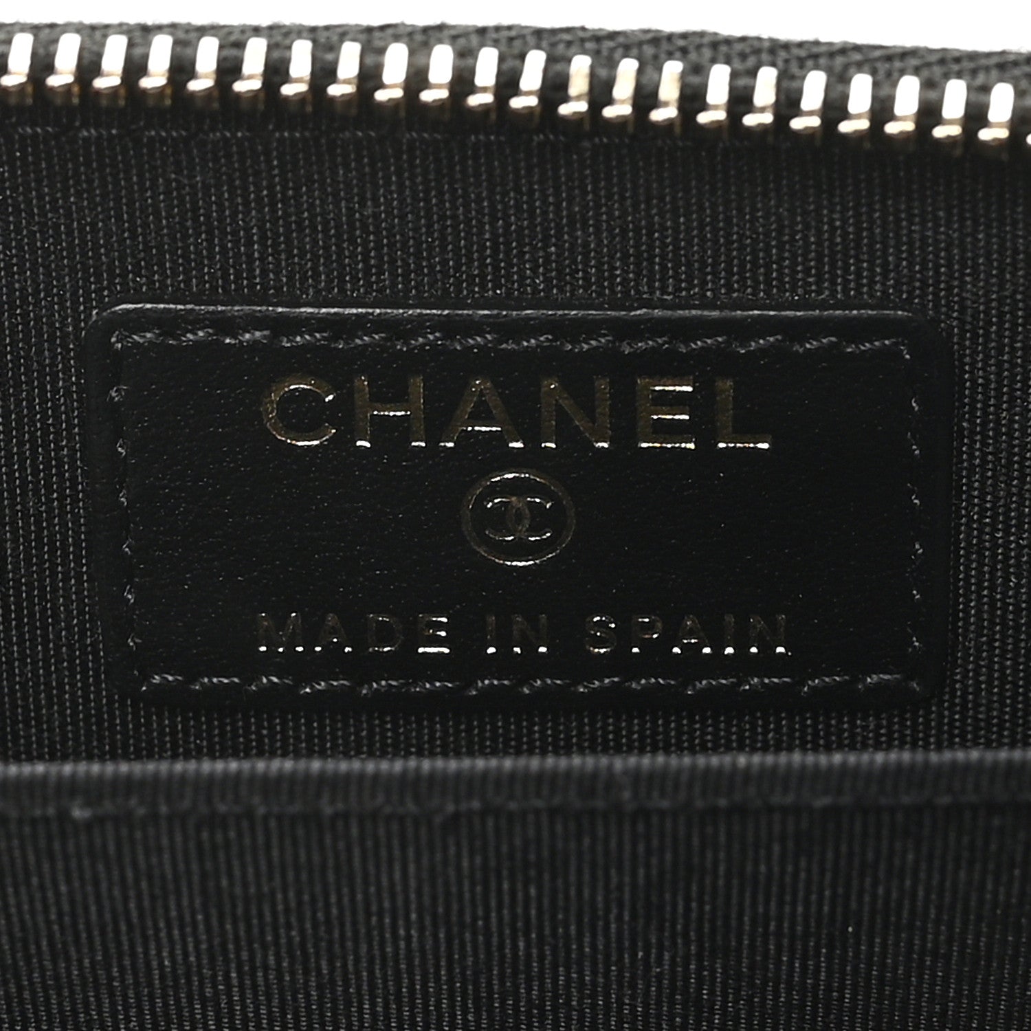 Chanel Caviar Quilted Filigree Coin Purse Navy Black 6 of 7