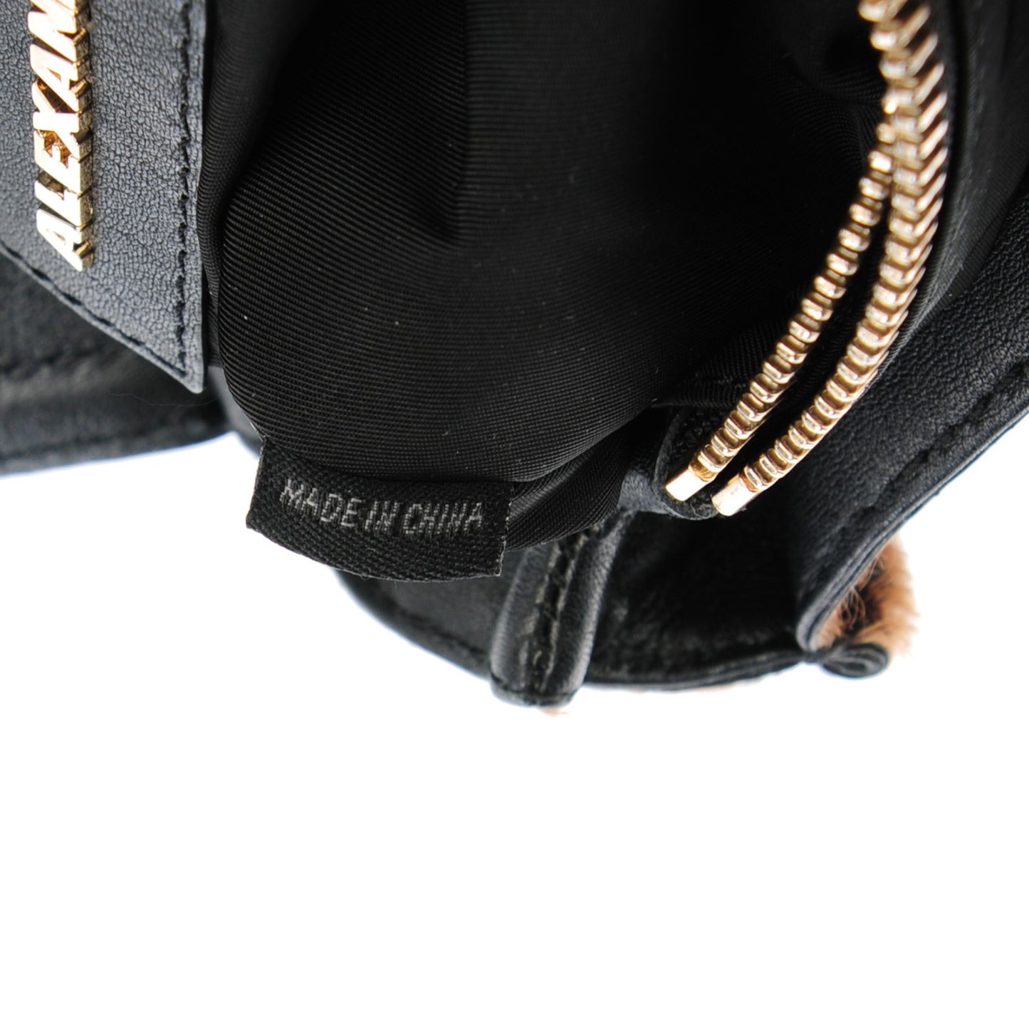 Leopard Calf hair Small Marion Black Silver Hardware