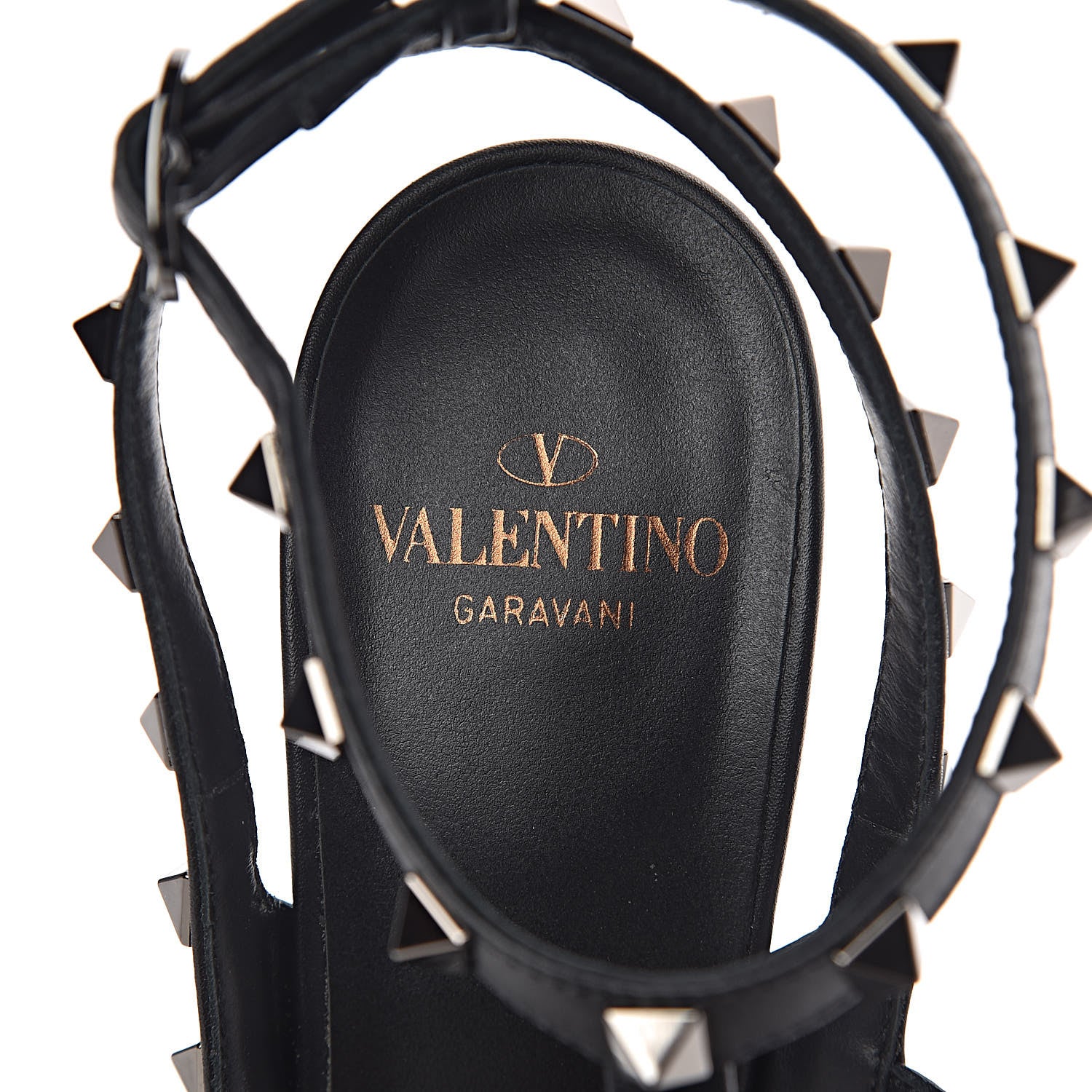 Valentino Garavani X UNDERCOVER Calfskin Rockstud Ankle Strap Pumps 38 Black 8 of 10