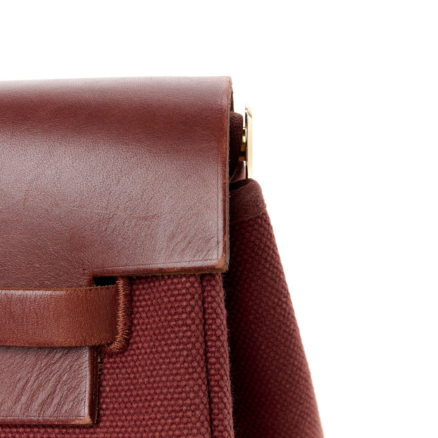 Toile Calfskin Herbag 39 GM Rouge H