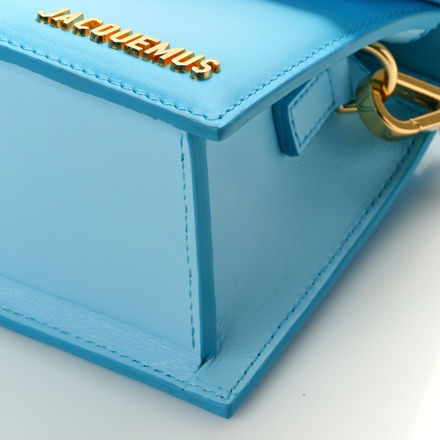 Jacquemus Smooth Calfskin Le Chiquito Noeud Blue 10 of 10
