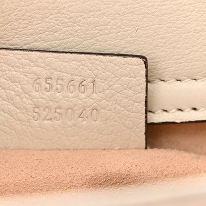 Gucci Wonka Grain Calfskin Mini Diana Tote Bag Mystic White Orange Fluo 7 of 10