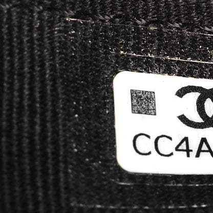 Chanel Caviar Quilted Flap Card Holder Wallet Black 8 of 9