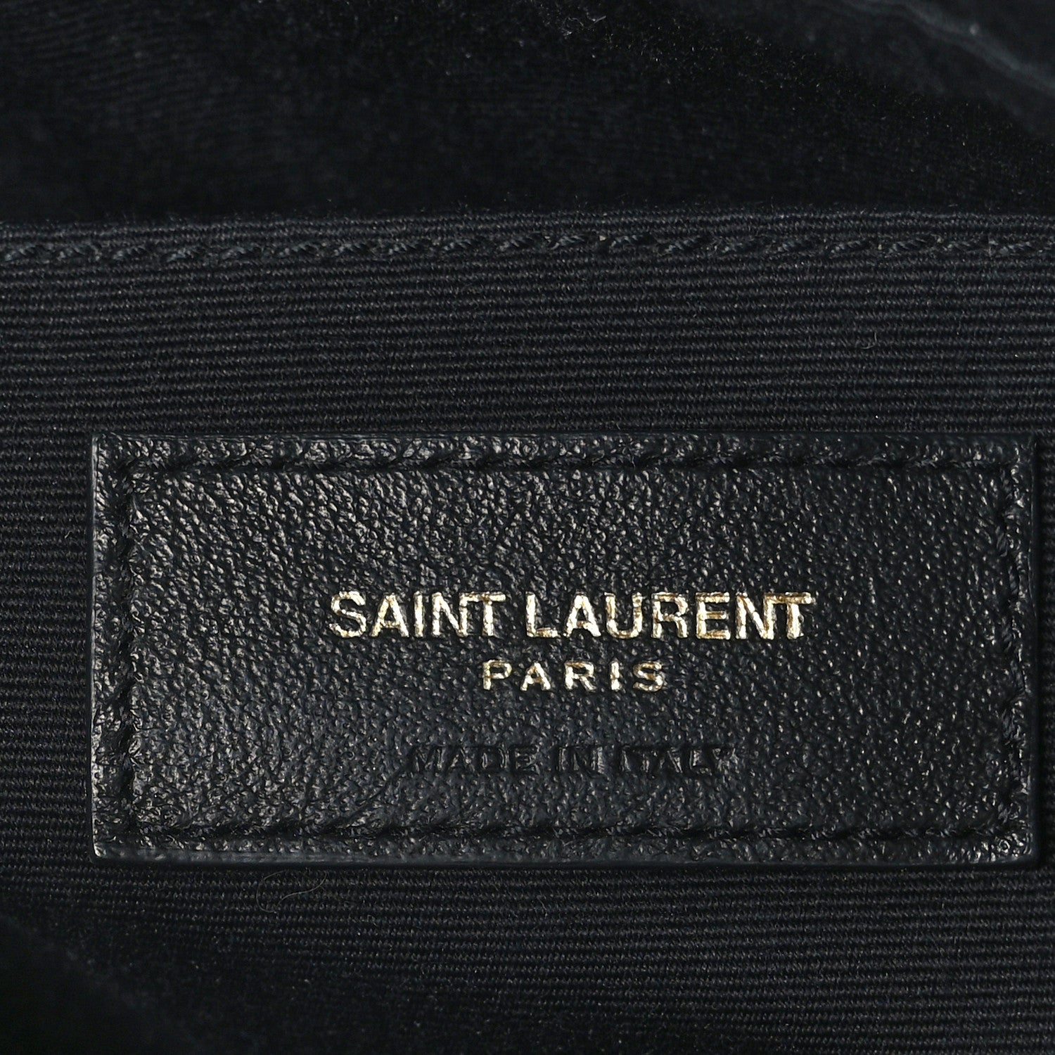 Saint Laurent Calfskin Matelasse Monogram Lou Camera Bag Black 6 of 9