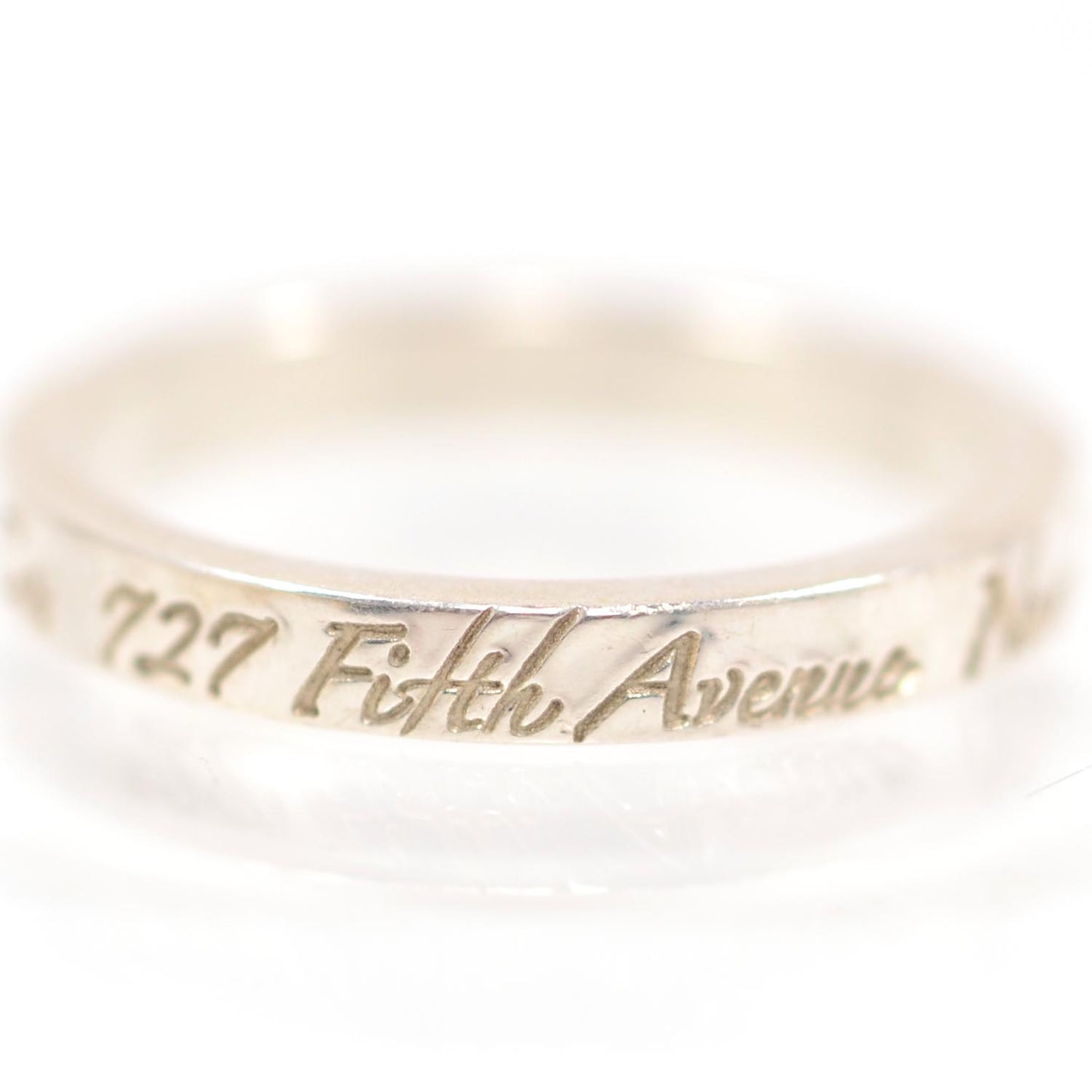Sterling Silver Notes Narrow Ring 6.5