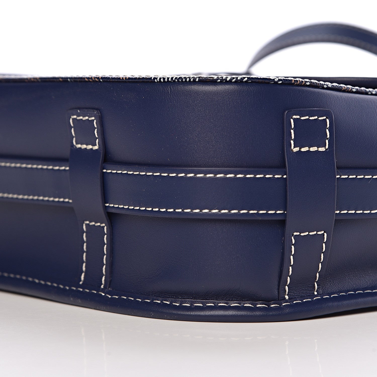 Goyard Goyardine Belvedere II MM Messenger Bag Navy 9 of 10