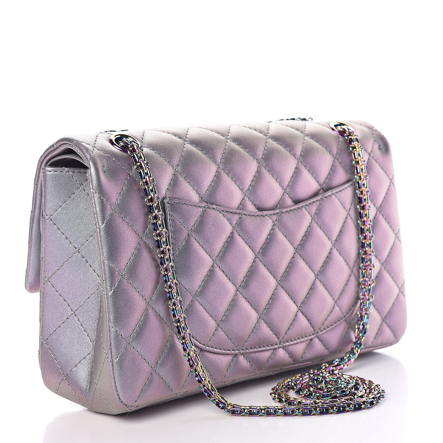 Chanel Iridescent Lambskin Quilted 2.55 Reissue 226 Flap Light Purple 3 of 13