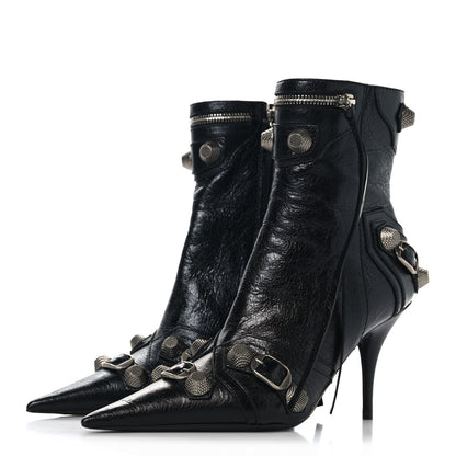 Balenciaga Agneau Arena Cagole 70mm Ankle Boots 35 Black 4 of 10
