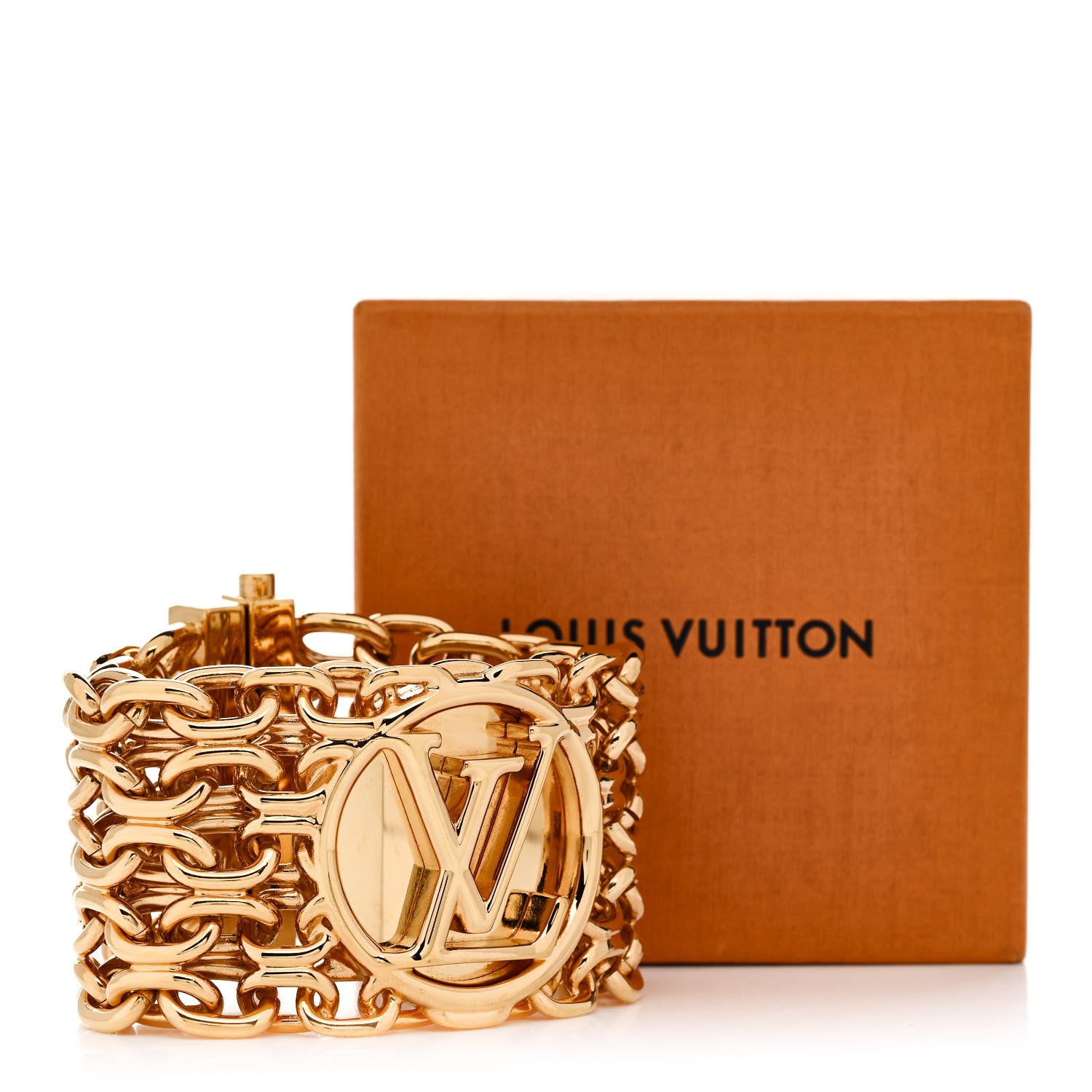 Louis Vuitton Louise Bracelet M Gold 5 of 5