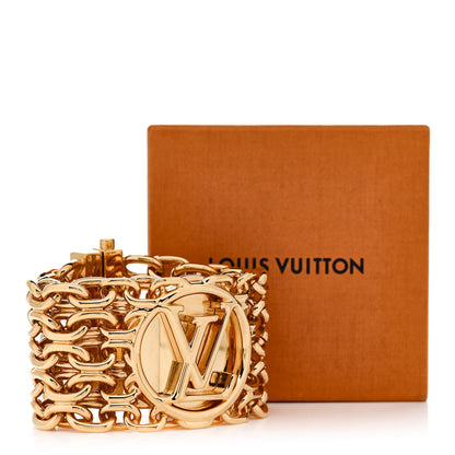 Louis Vuitton Louise Bracelet M Gold 5 of 5
