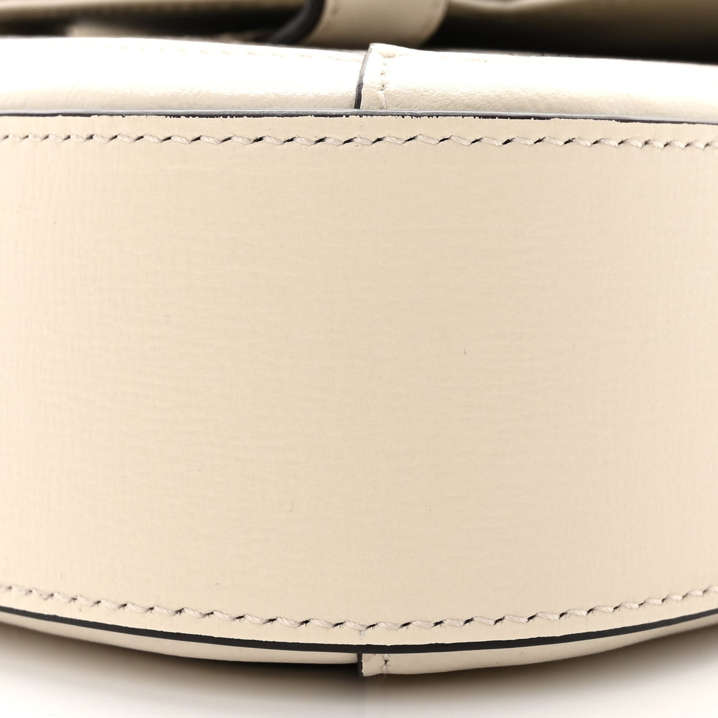GG Supreme Monogram Web Mini Horsebit 1955 Shoulder Bag Beige Mystic White