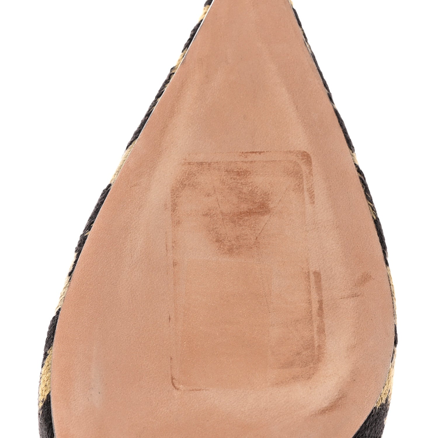 Christian Dior Mizza Cotton Ribbon Embroidered J'Adior Slingback 65mm Pumps 37 Beige 8 of 11