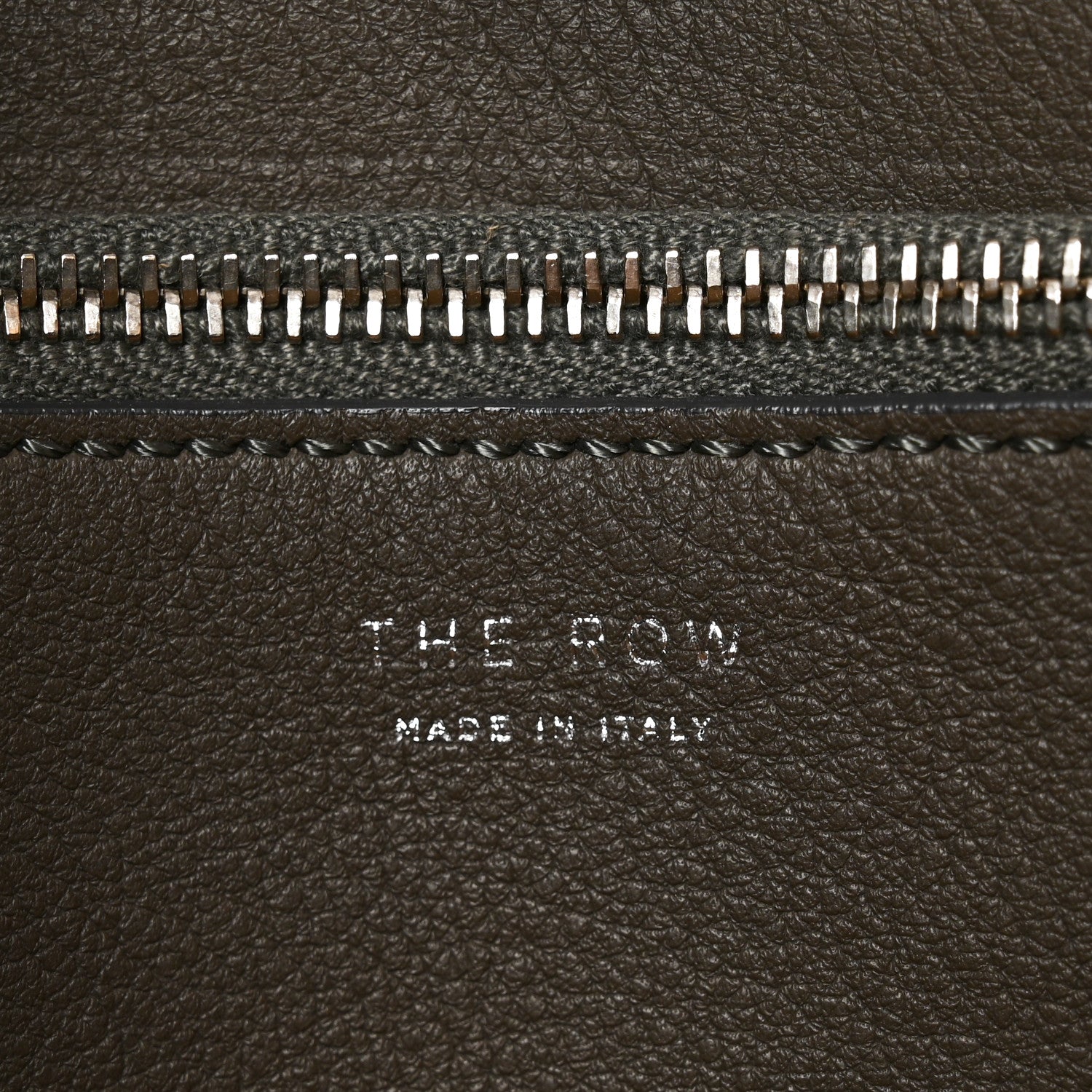 The Row Calfskin Small Mail Bag Ash Grey 5 of 8
