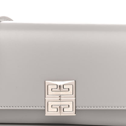 Givenchy Calfskin 4G Wallet on Chain Cloud Grey 7 of 12
