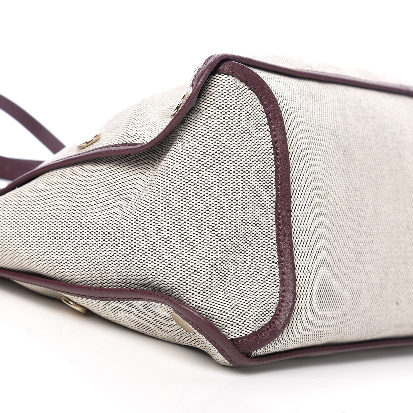 Canvas Medium Bond Shopper Tote Aubergine