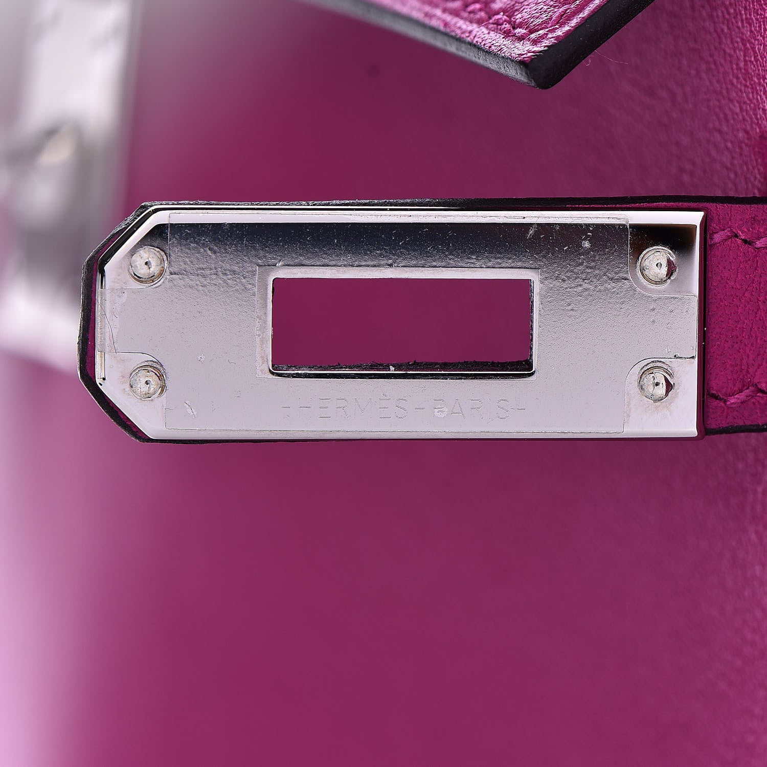 Hermes Swift Kelly Pochette Clutch Rose Pourpre 15 of 28