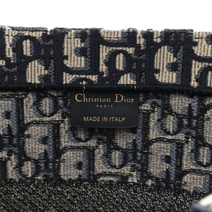 Christian Dior Oblique Medium Book Tote Blue Multicolor 6 of 9