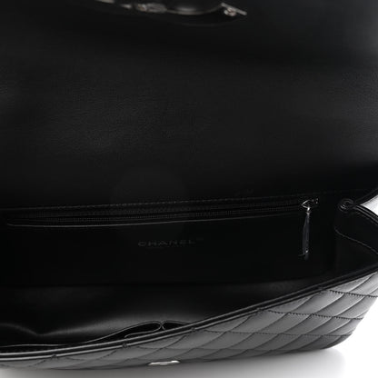 Chanel Calfskin Quilted Medium CC Filigree Flap Black 5 of 10