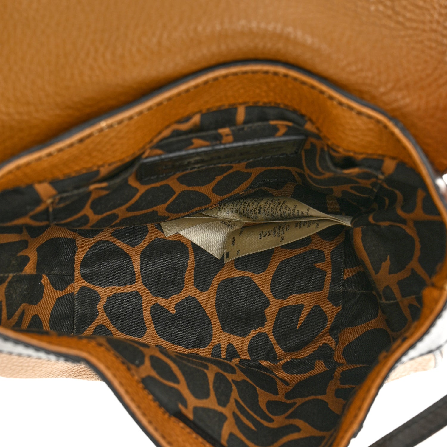 Burberry Haymarket Check Animal Print Maydown Crossbody Bag Brown 5 of 12