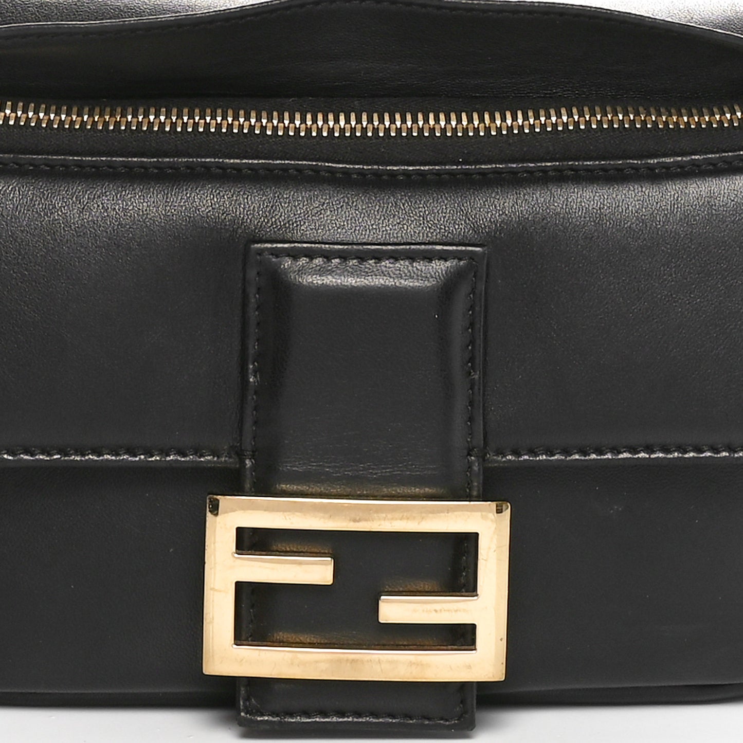 Nappa Apolo Baguette Belt Bag Black Tobacco