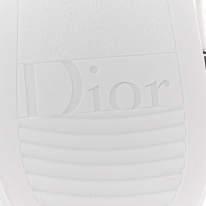 Christian Dior Technical Canvas Oblique Mens B23 Low Top Sneaker 43 White Black 7 of 10