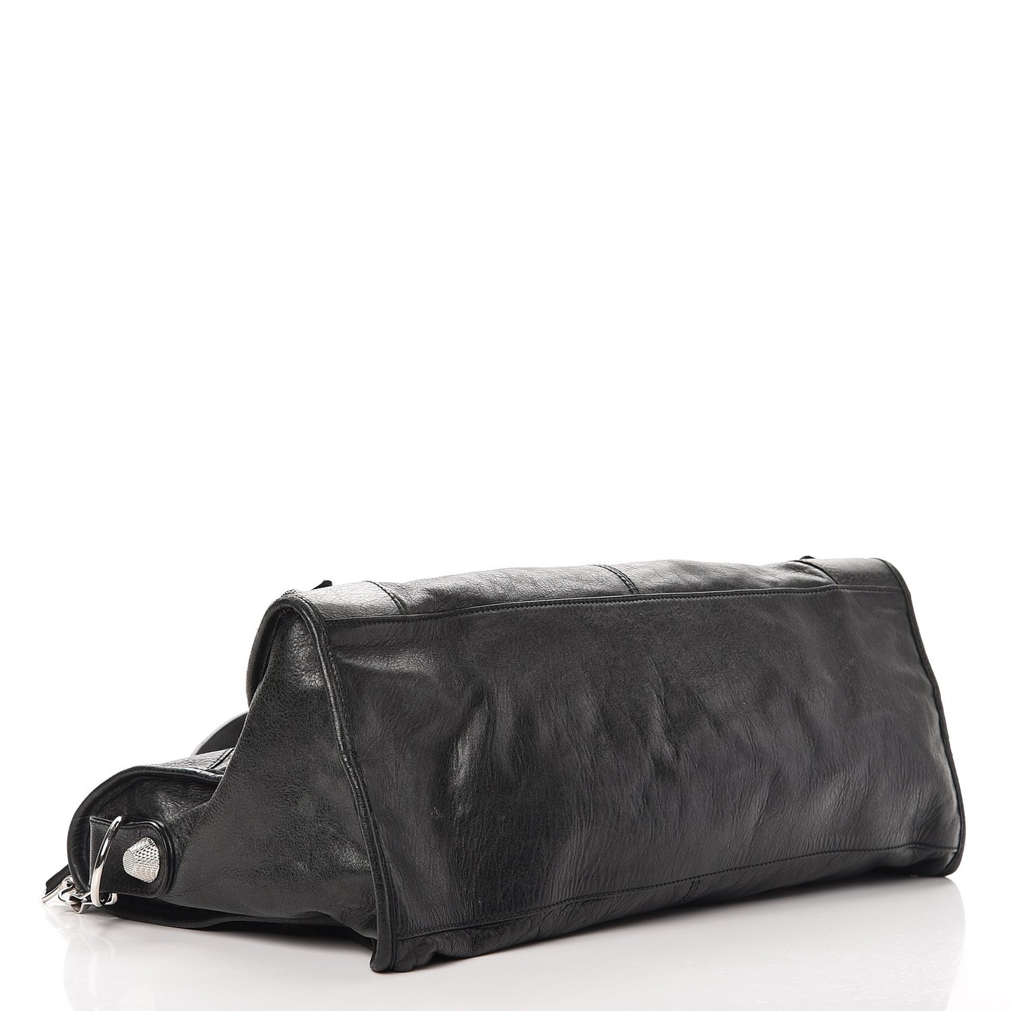 Agneau Giant 21 Silver Hardware Part Time Black