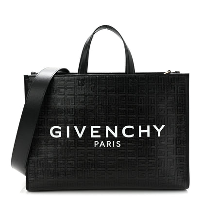 Givenchy 4G Coated Canvas Logo Medium G Tote Black 1 of 10