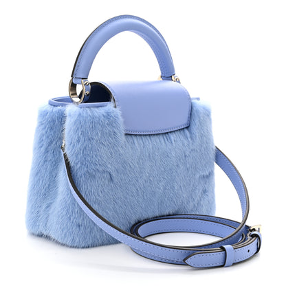 Louis Vuitton Mink Calfskin Capucines Mini Lilas Purple 3 of 10