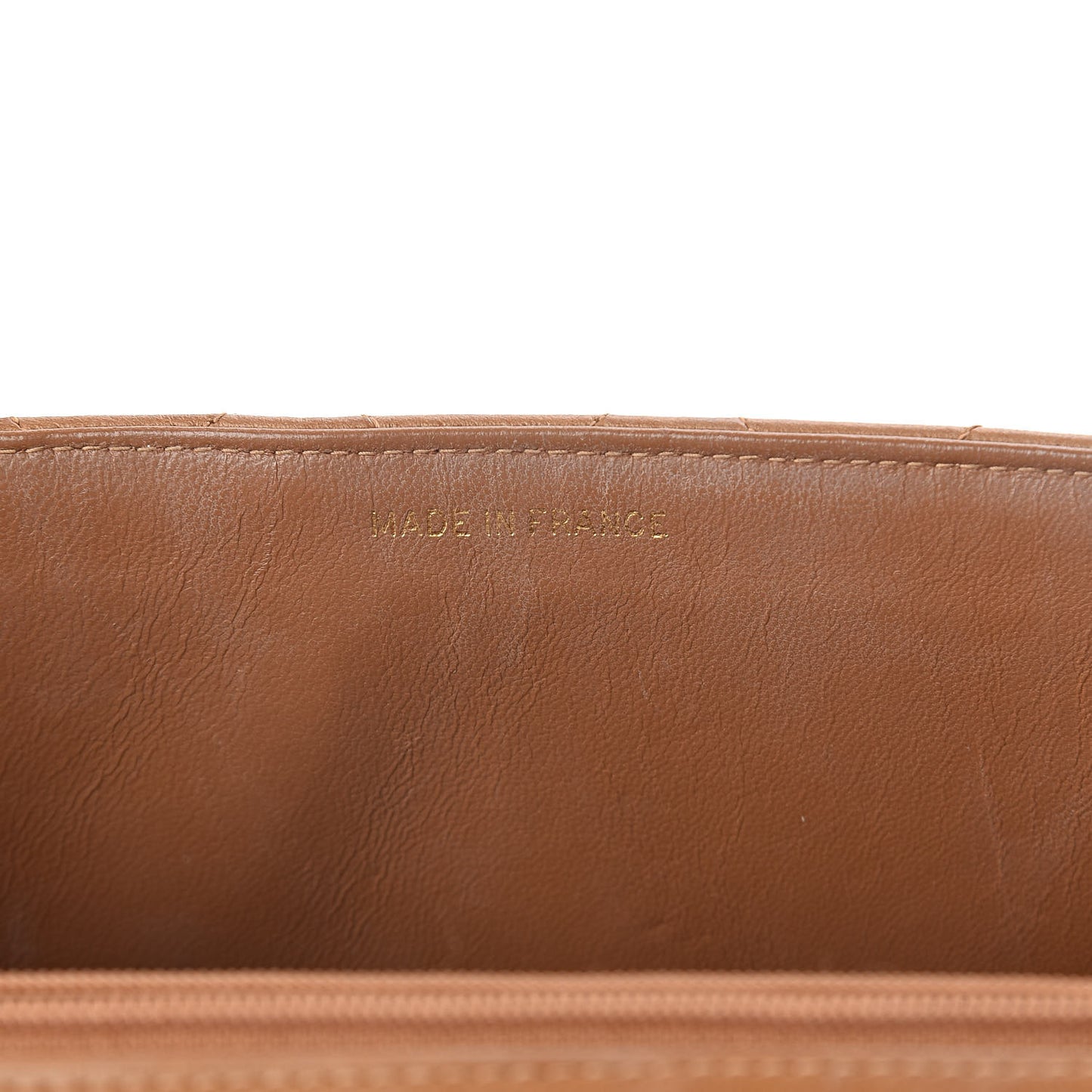 Lambskin Quilted Maxi Single Flap Dark Beige