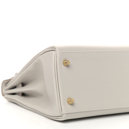 Hermes Evercolor Kelly Retourne 28 Gris Perle 8 of 10