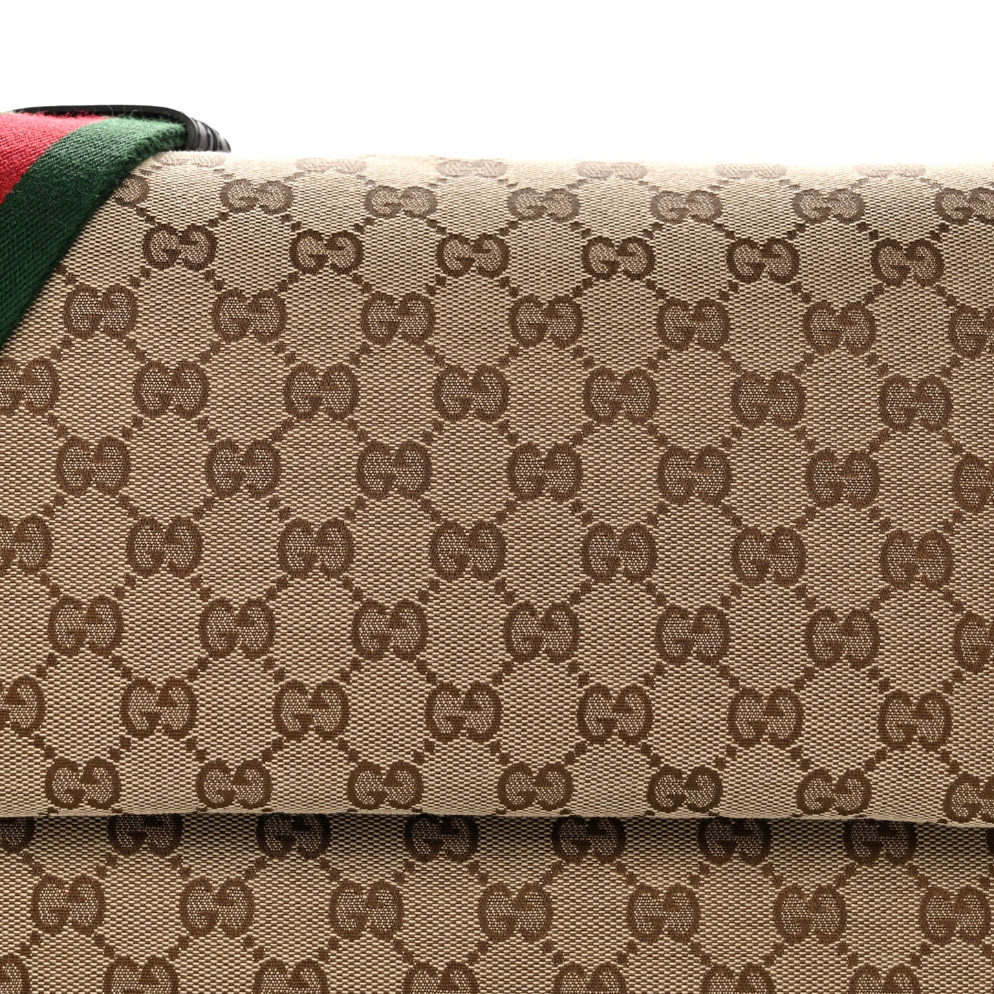 GG Monogram Large Crossbody Bag Dark Brown