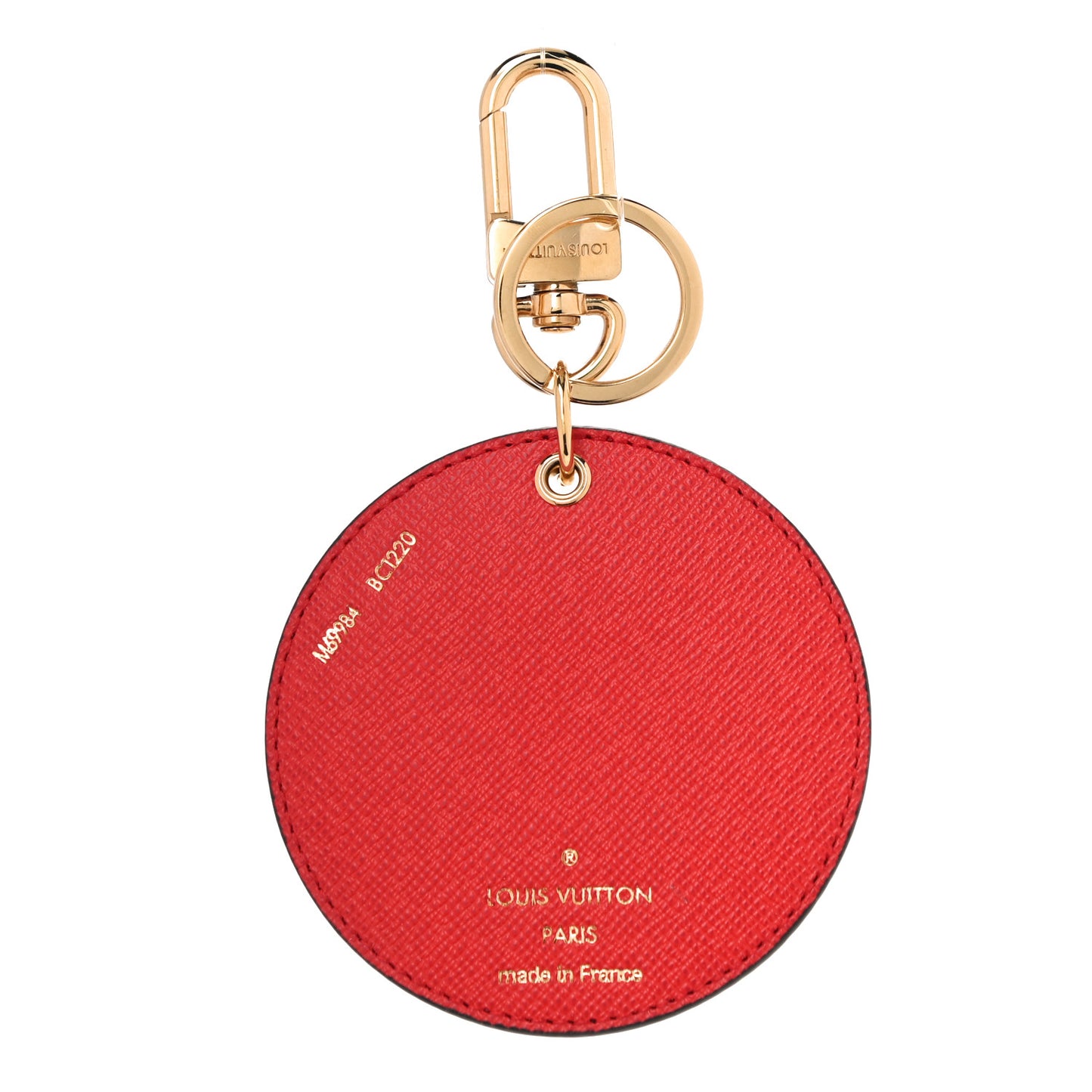 Monogram 2020 Christmas Animation Bumper Cars Bag Charm Key Ring Coquelicot
