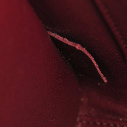 Celine Smooth Calfskin Goatskin Nano Luggage Burgundy 11 of 16