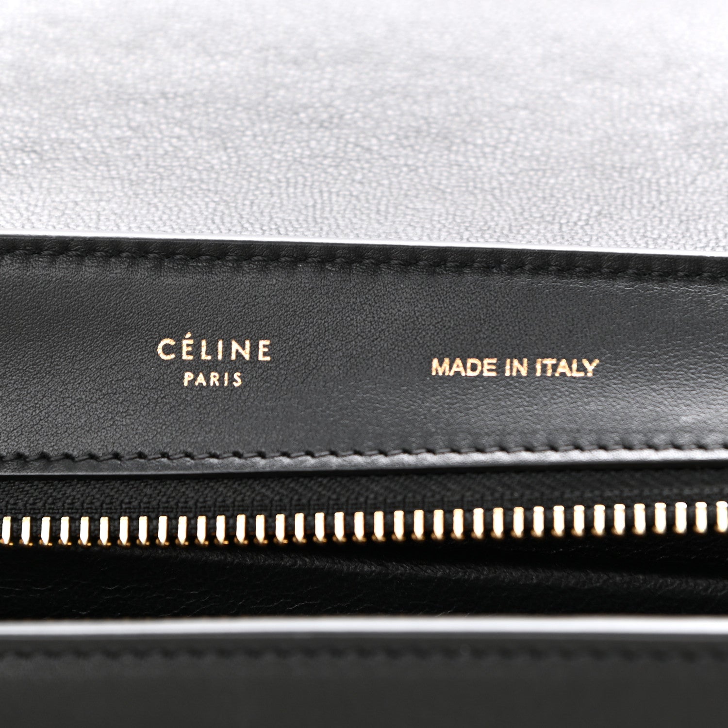 Celine Velluto Calfskin Suede Medium Tri-Color Trapeze Light Blue 5 of 19