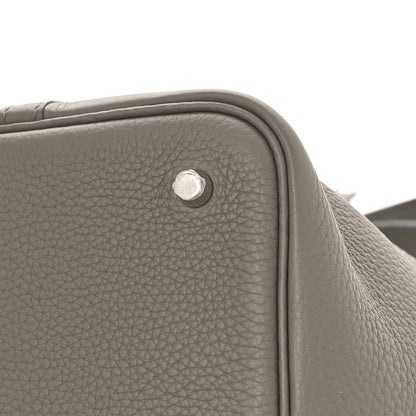 Hermes Taurillon Clemence Picotin Lock 22 MM Etain 8 of 10