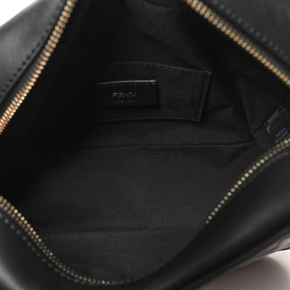 Fendi Vitello Century F is Fendi Bi-Color FF 1974 Embossed Camera Case Maya Black 5 of 10