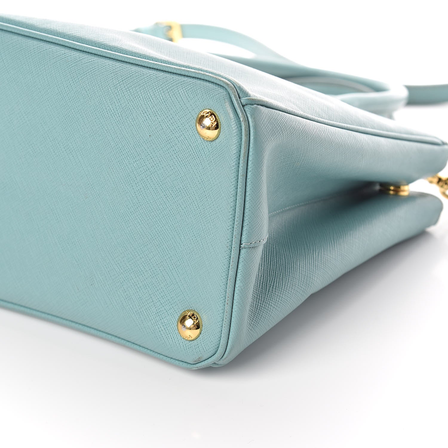Prada Saffiano Small Galleria Double Zip Tote Anice 9 of 9