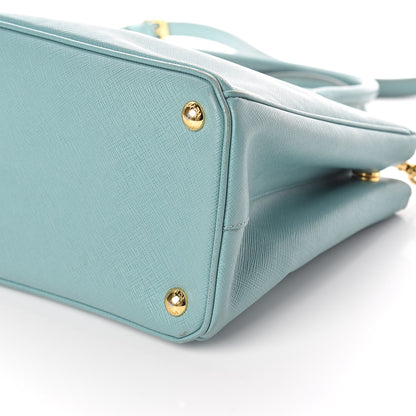 Prada Saffiano Small Galleria Double Zip Tote Anice 9 of 9